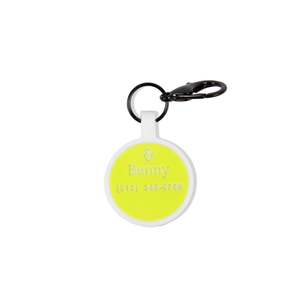 Tennis Ball Personalized ID Tag