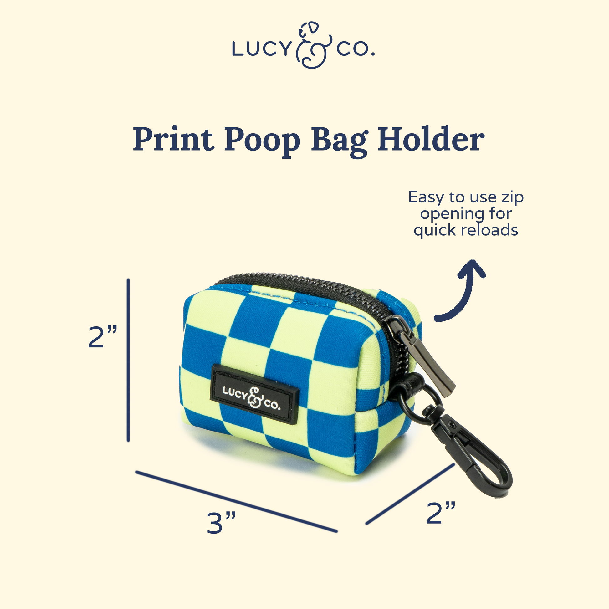 The Have a Nice Day Poop Bag Holder Dog Accessories Lucy Co