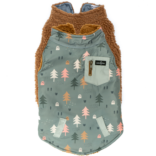 The Take a Hike Reversible Teddy Vest