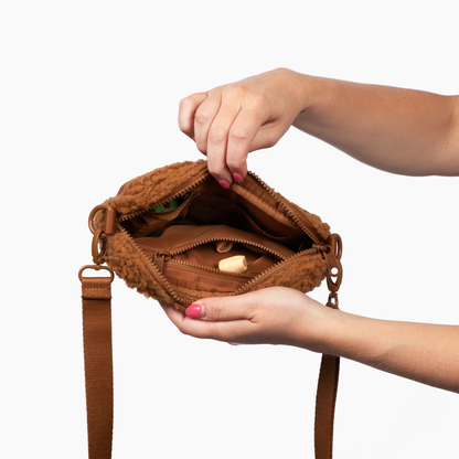 The Cinnamon Teddy Crossbody Bag