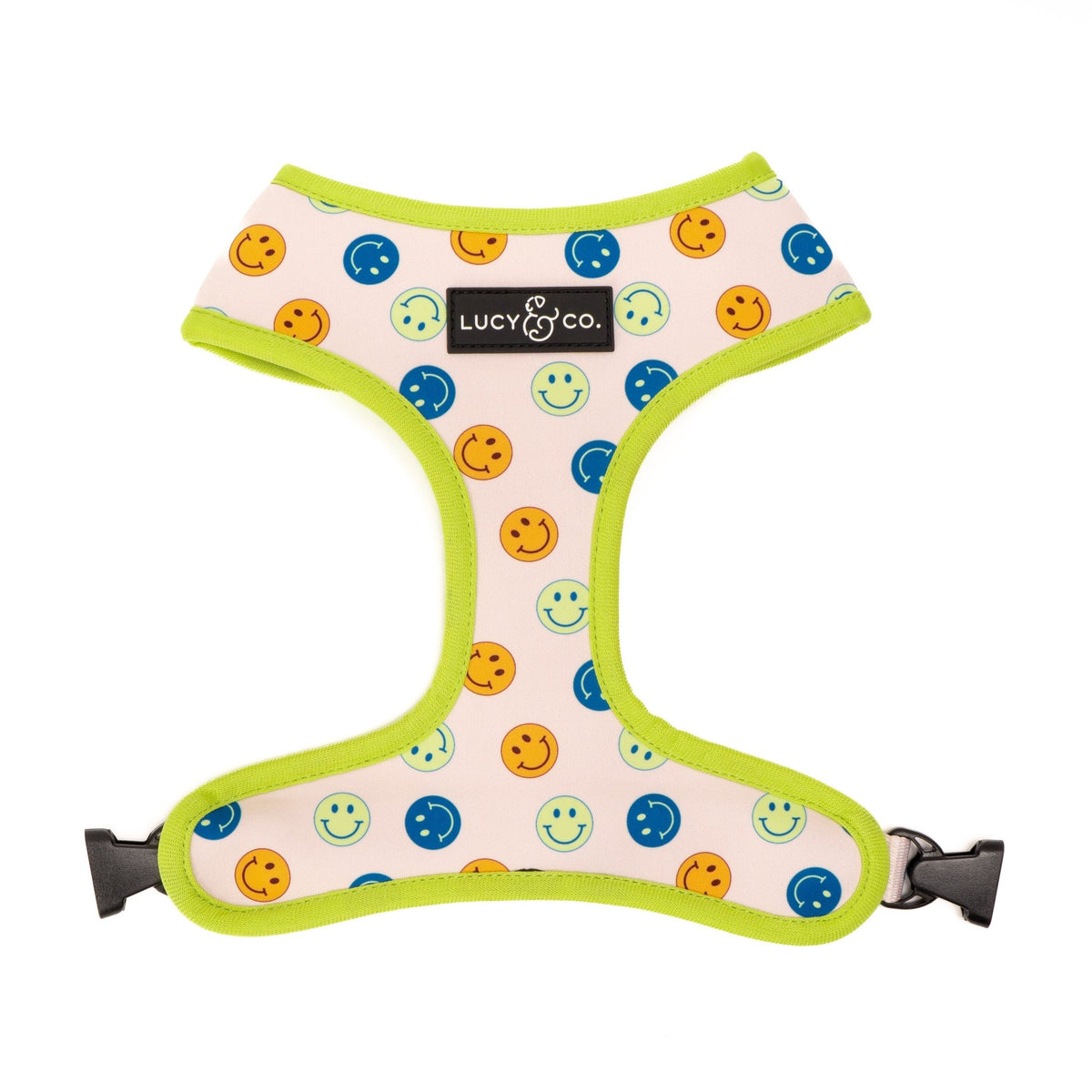 The Have a Nice Day Reversible Dog Harness | Checkered Print | Lucy ...